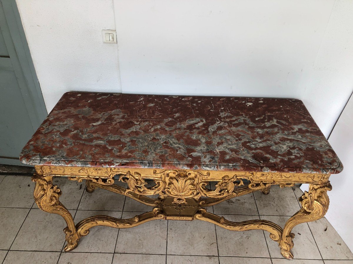 Large Regency Period Console With Four Legs -photo-2