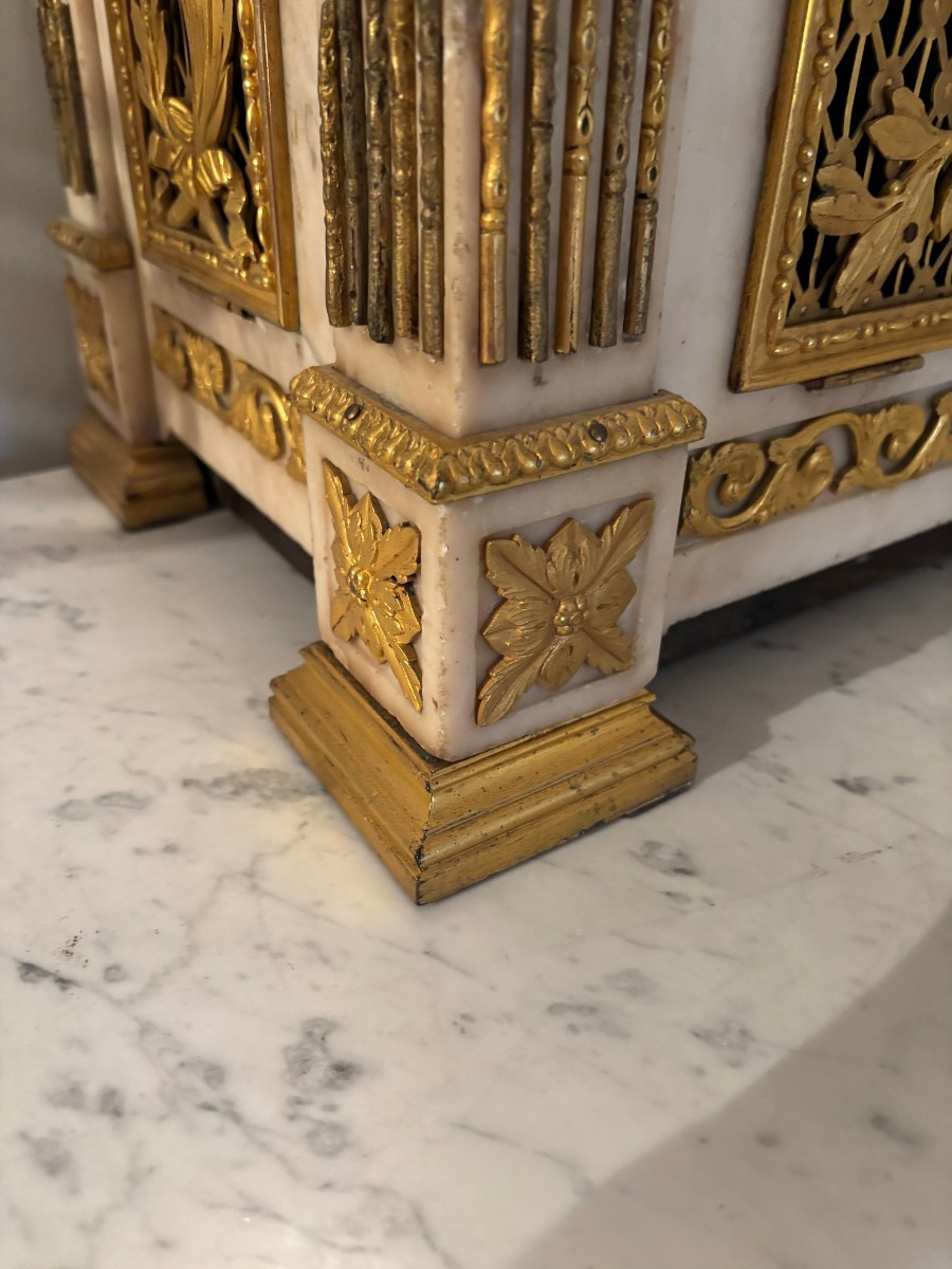 Louis XVI Period Jardinière Music Box-photo-3