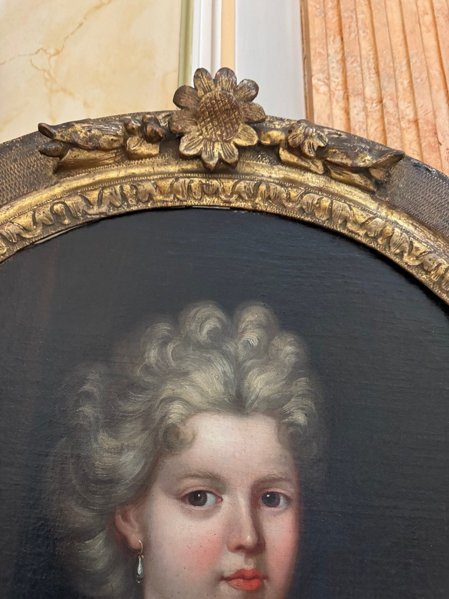 Portrait Of A Woman Hst By Sir Peter Lely 17th Century-photo-1
