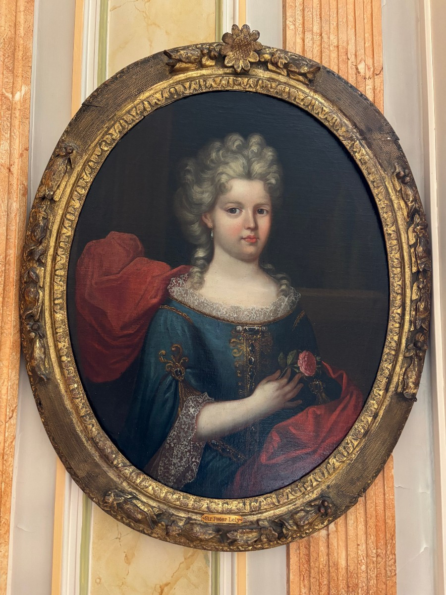 Portrait Of A Woman Hst By Sir Peter Lely 17th Century