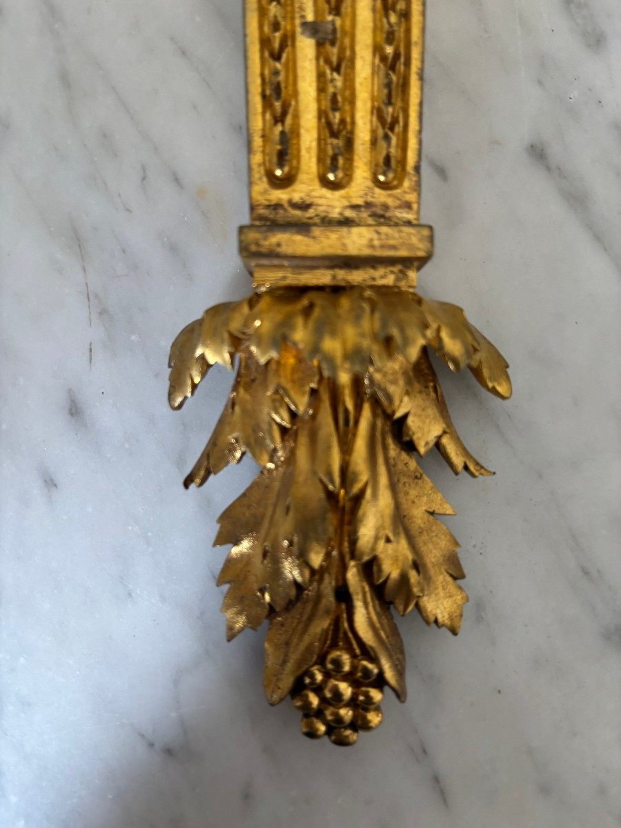 Paire d'Appliques au putto d'époque  Louis XVI-photo-2