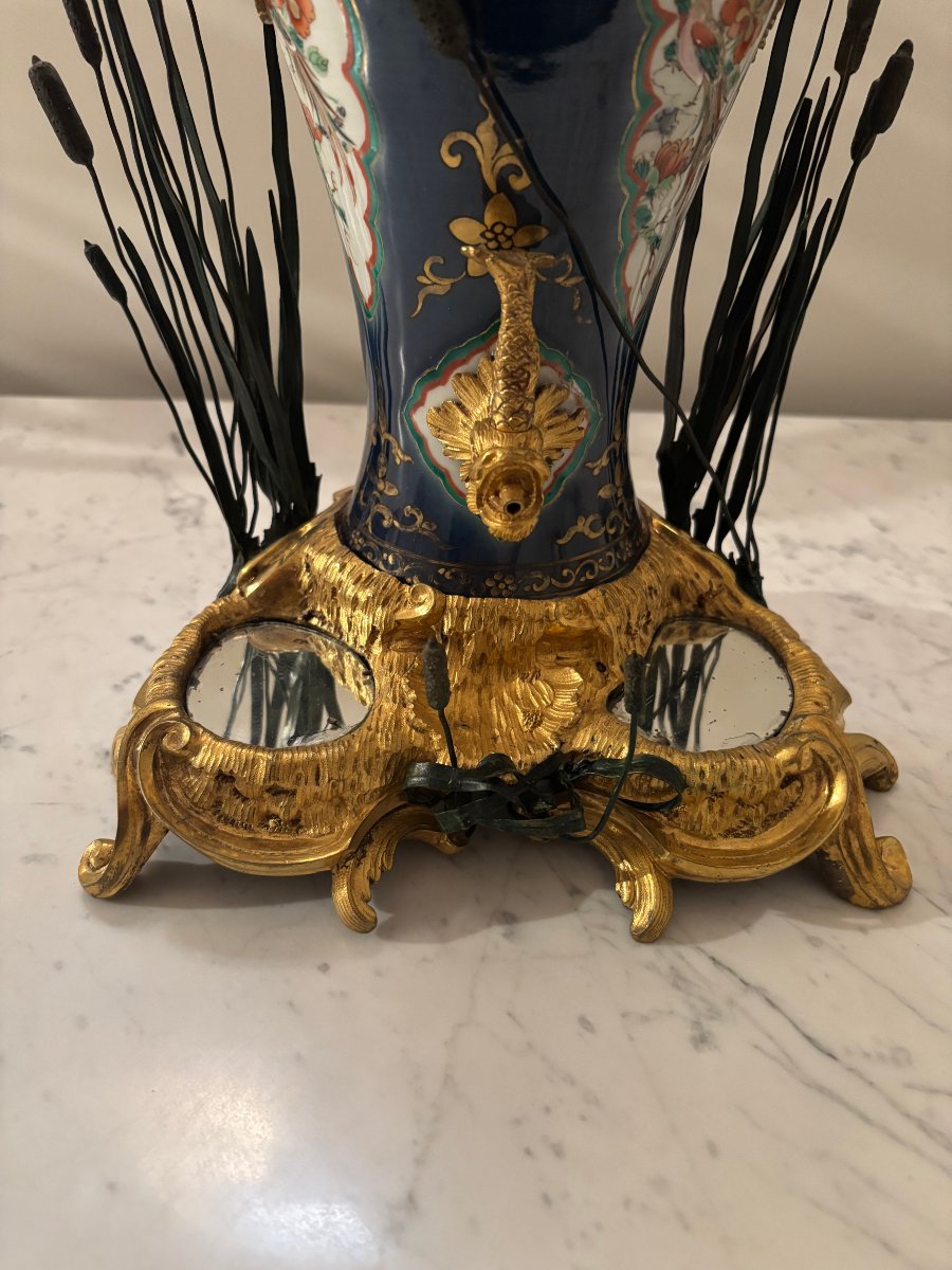 Fontaine à Parfum en porcelaine de Chine d'époque Kangxi-photo-2