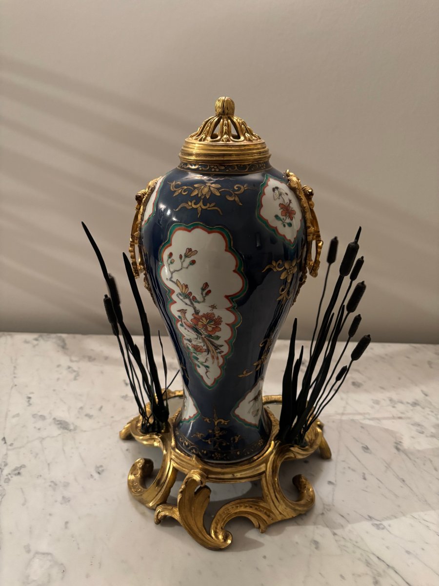 Fontaine à Parfum en porcelaine de Chine d'époque Kangxi-photo-6