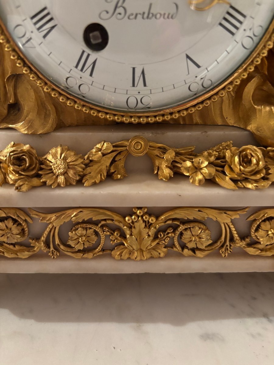 Louis XVI Period Clock Signed By Ferdinand Berthoud-photo-3