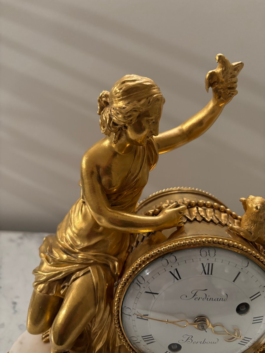 Louis XVI Period Clock Signed By Ferdinand Berthoud-photo-4