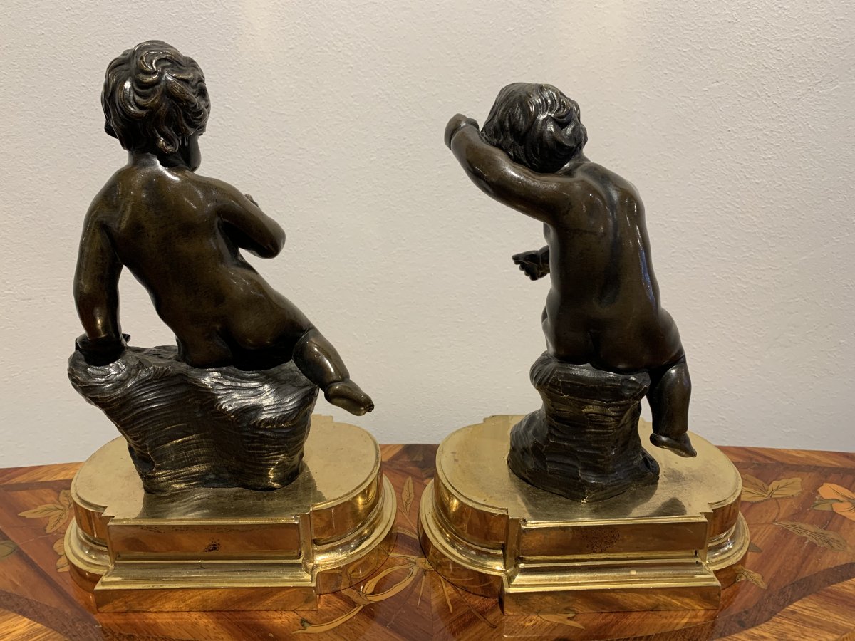 Pair Of Louis XVI Period Putti-photo-3