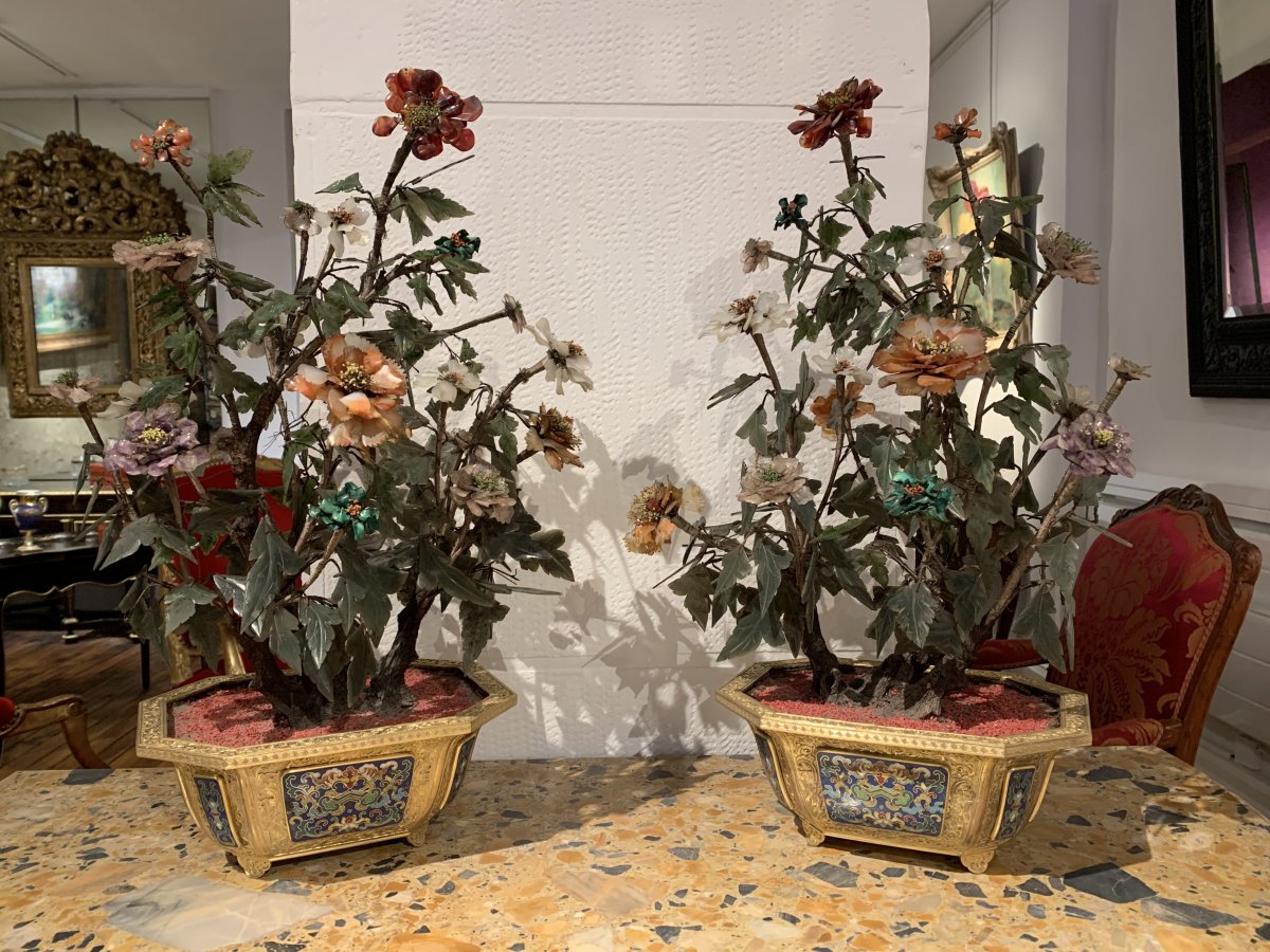 Pair Of Qianlong Period Planters