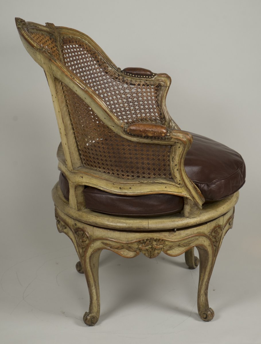 Fauteuil De Bureau Louis XV-photo-4