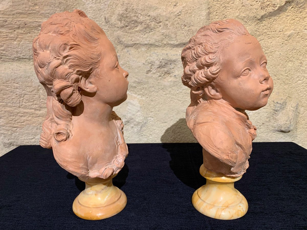 Pair Of Busts Of Children-photo-1