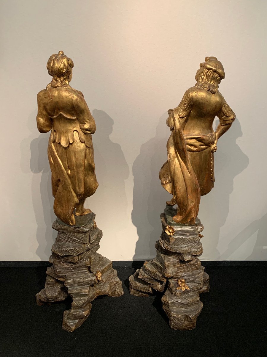 Pair Of Genoa Statues Eighteenth Century-photo-4