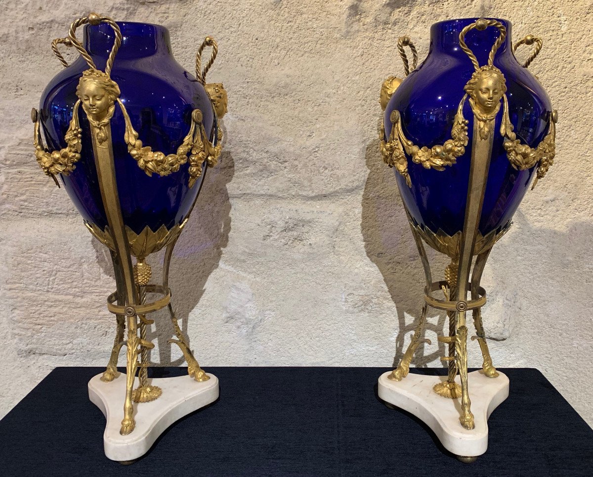 Pair Of Louis XVI Period Vases-photo-2