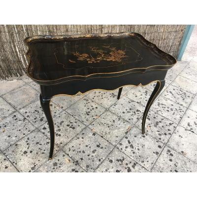 Lacquered Cabaret Table Louis XV 