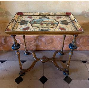 Table cabaret début XVIIIe siècle, Italie