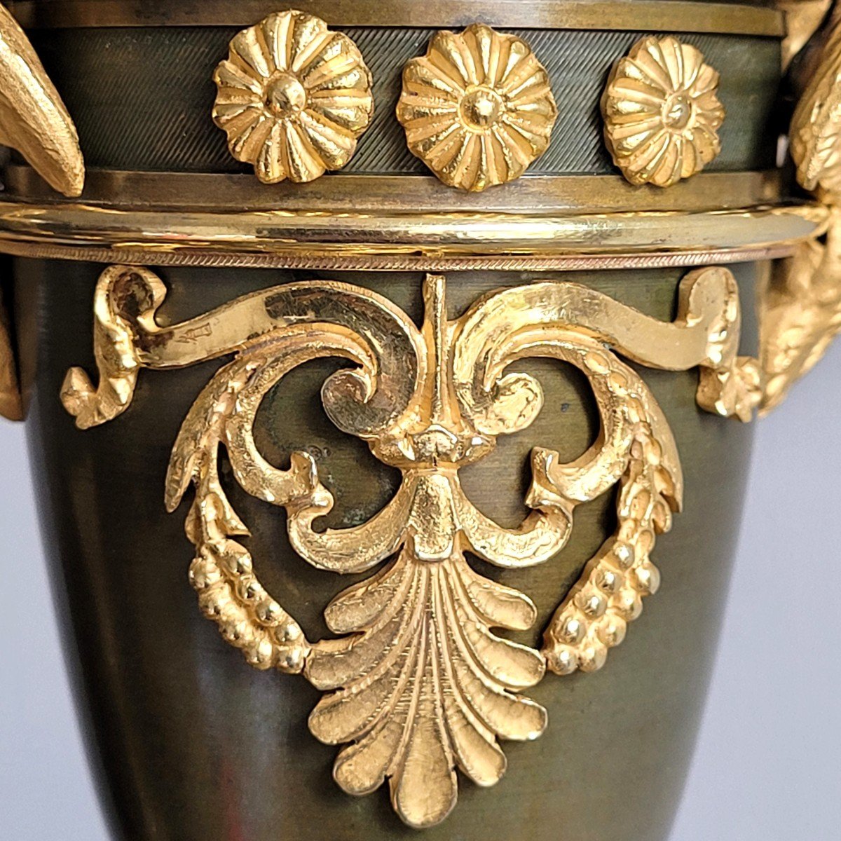 Paire De Vase à l'Antique Attribués à Claude Galle, Epoque Empire.-photo-5