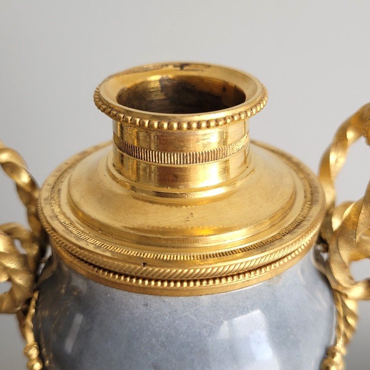 Paire de Cassolettes de Style Louis XVI, XIXème Siècle.-photo-4