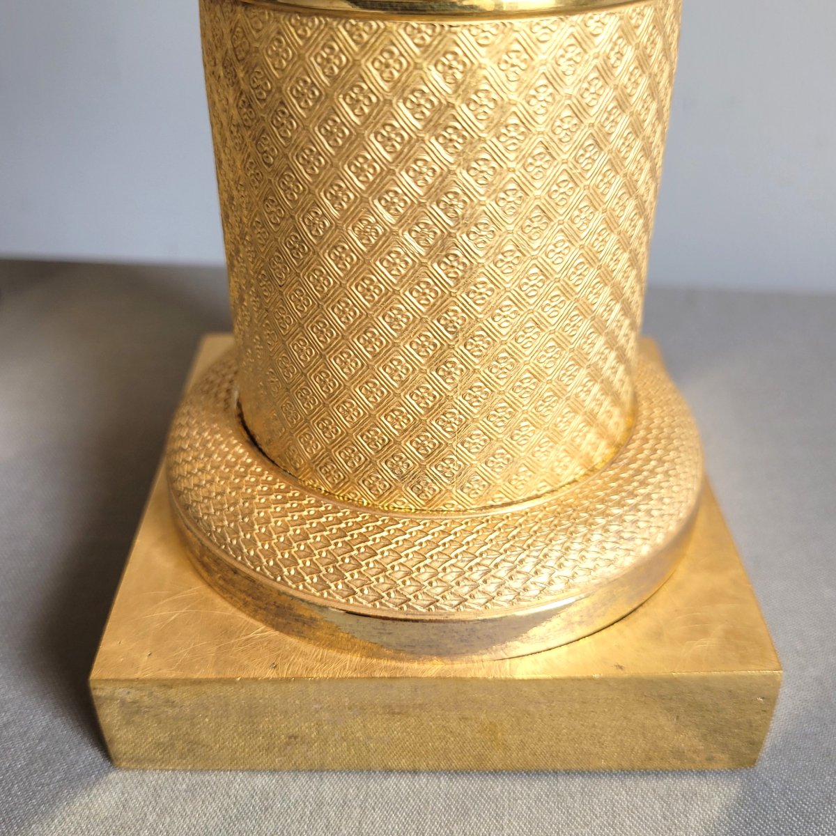 Paire de Cassolettes en Corbeilles, Epoque Empire.-photo-3