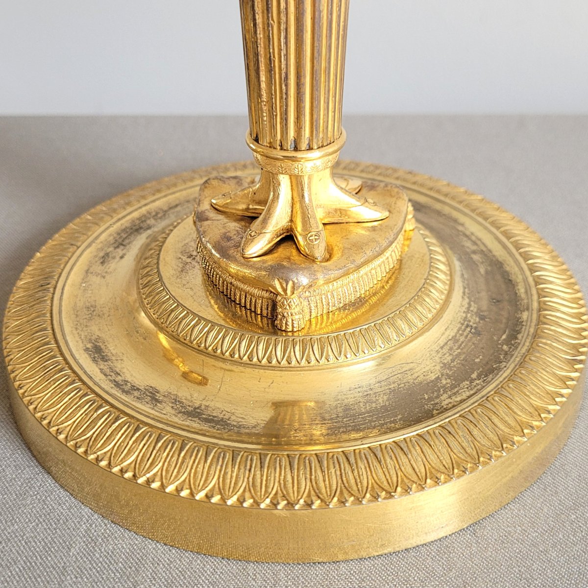 Paire de Flambeaux d'Epoque Empire.-photo-2