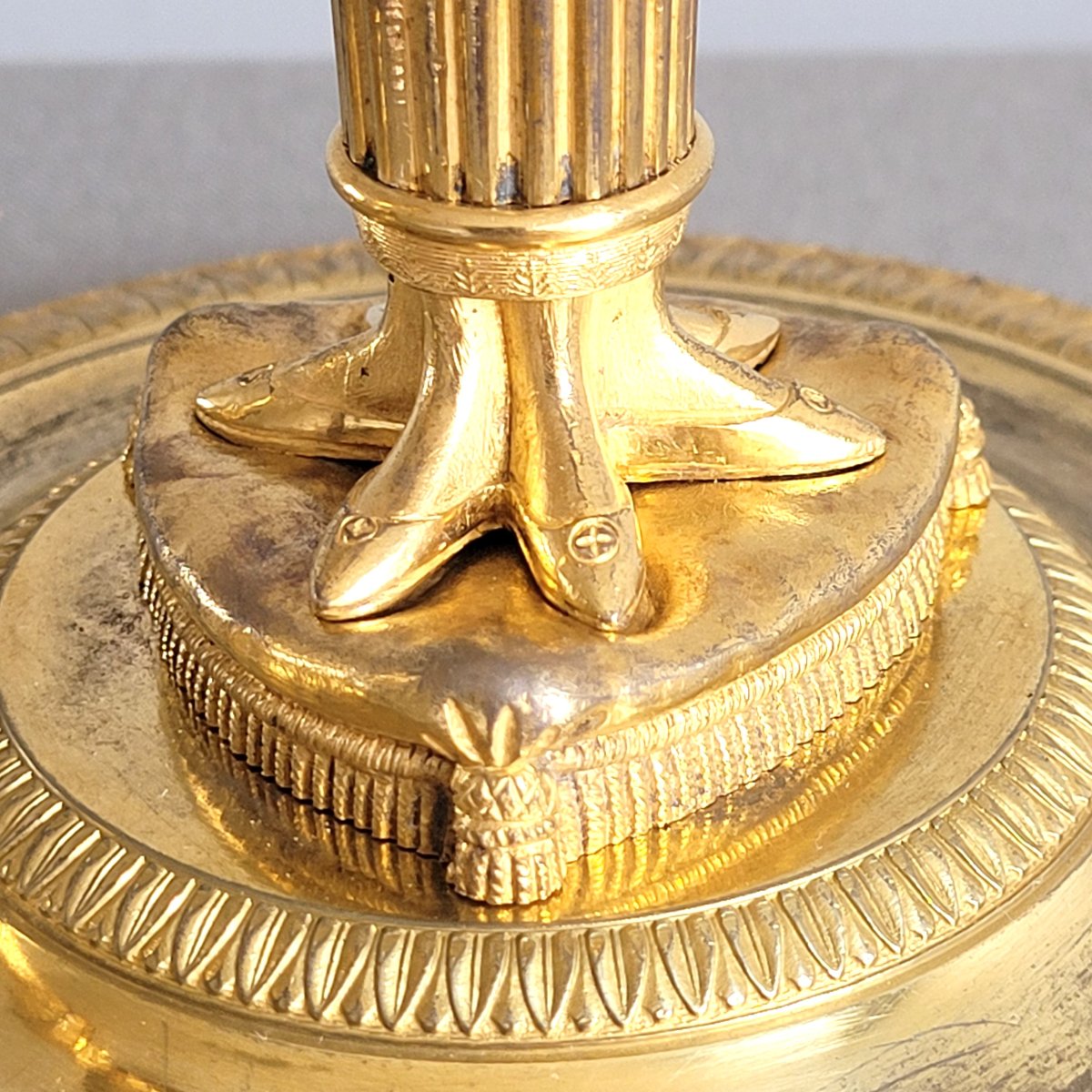 Paire de Flambeaux d'Epoque Empire.-photo-3