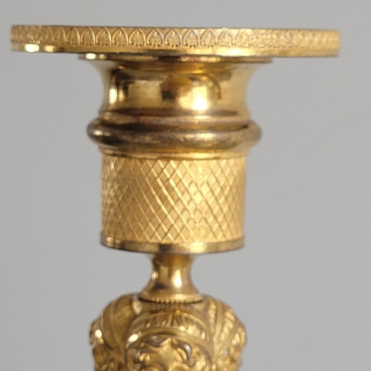 Paire de Flambeaux d'Epoque Empire.-photo-2