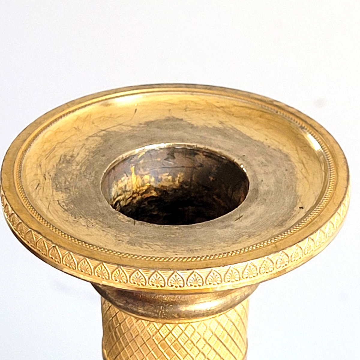 Paire de Flambeaux d'Epoque Empire.-photo-3