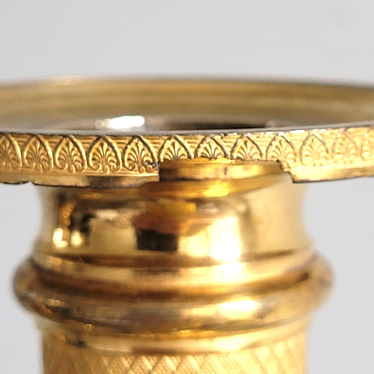 Paire de Flambeaux d'Epoque Empire.-photo-4