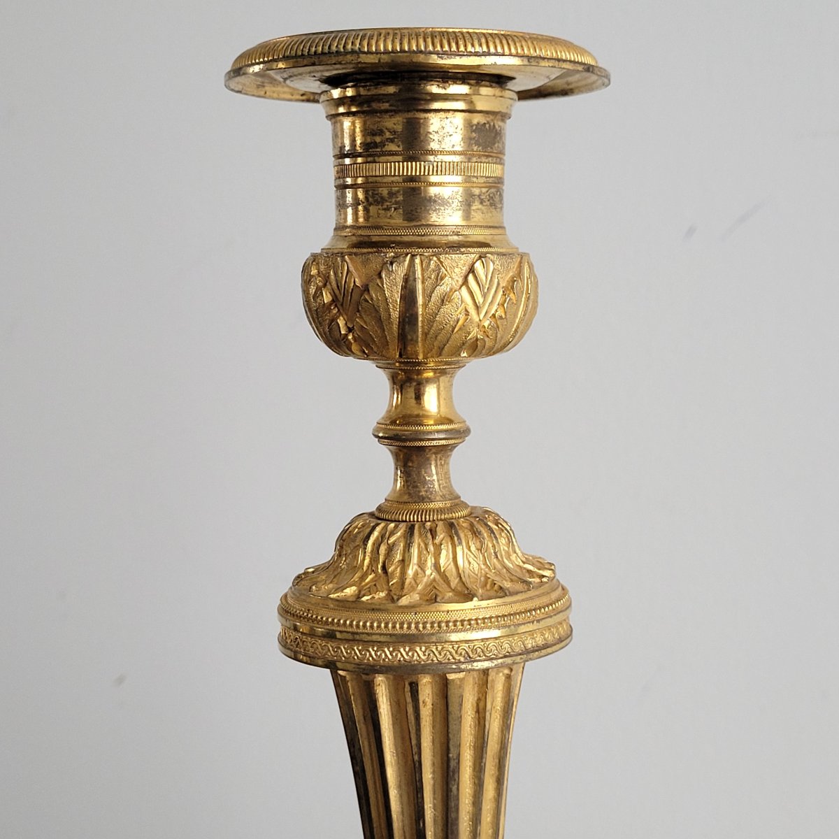 Pair Of Louis XVI Period Candlesticks.-photo-3