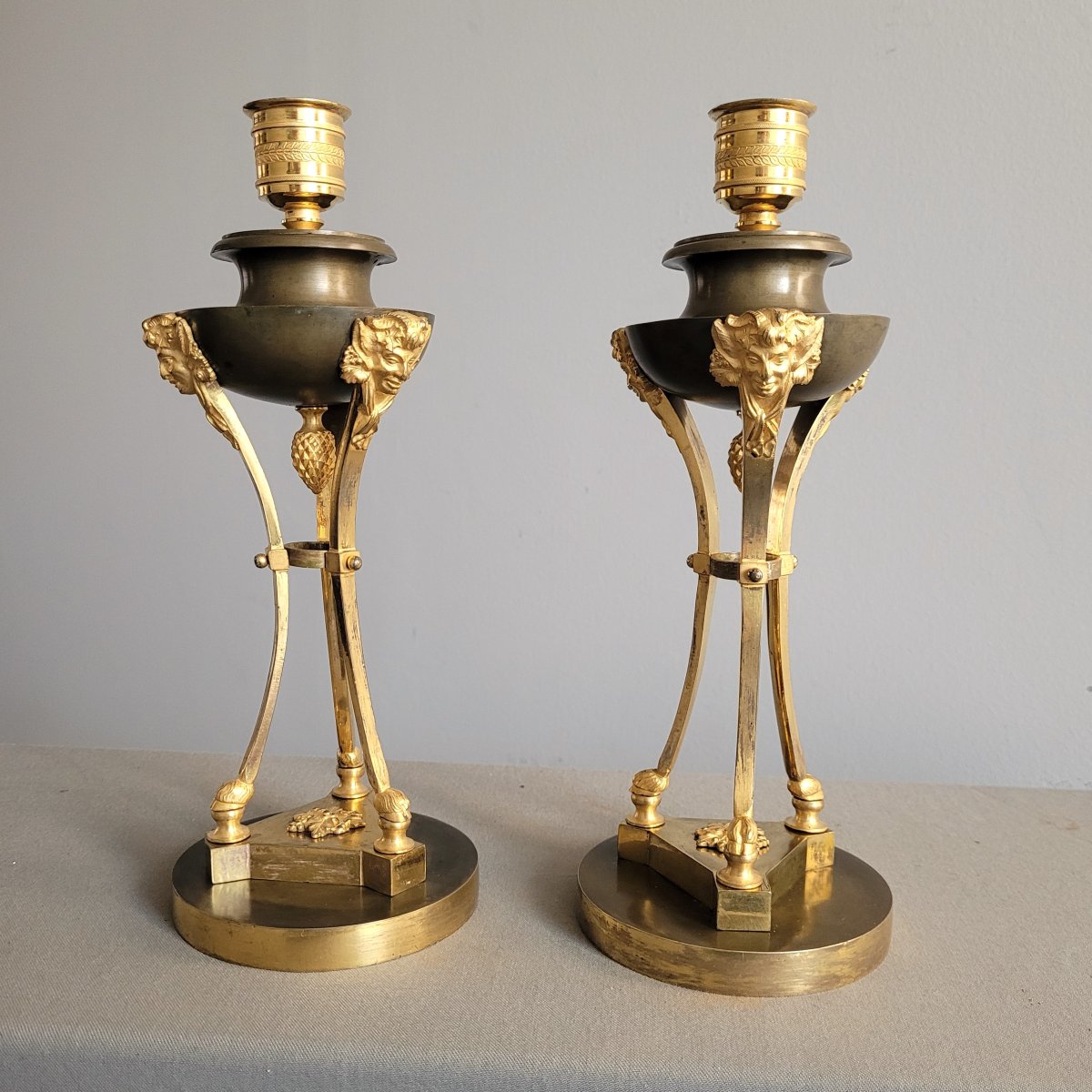 Pair Of Directoire Period Cassolettes.-photo-3