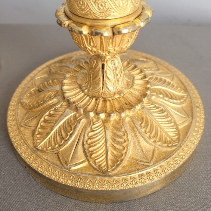 Pair Of Empire Period Flambeaux.-photo-2