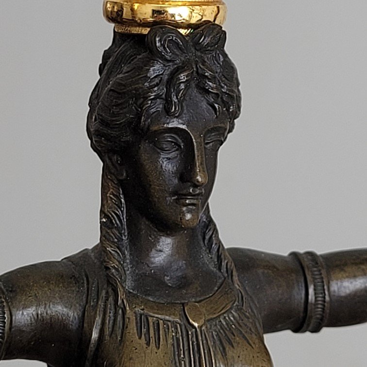 Paire de Candélabres d'Epoque Empire.-photo-3