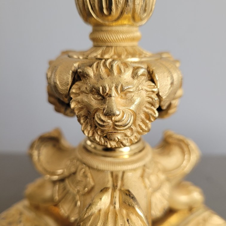 Bougeoir d'Epoque Restauration. Vers 1825.-photo-4