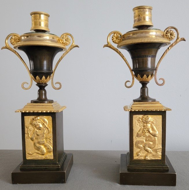 Pair Of Directoire-style Cassolettes, Late 18th Century.-photo-5