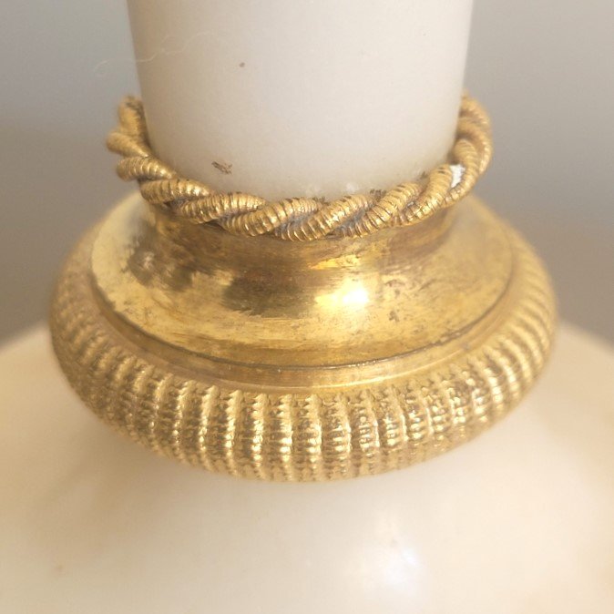 Pair Of Louis XVI-era Candlesticks.-photo-4