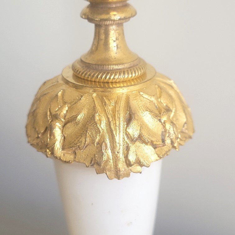 Pair Of Louis XVI-era Candlesticks.-photo-1