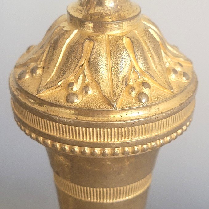 Pair Of Louis XVI-era Candlesticks.-photo-4