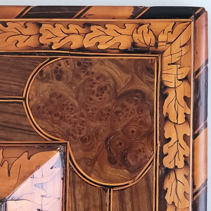 Louis XIV Mirror Attributed To Thomas Hache. Late 17th Century.-photo-2