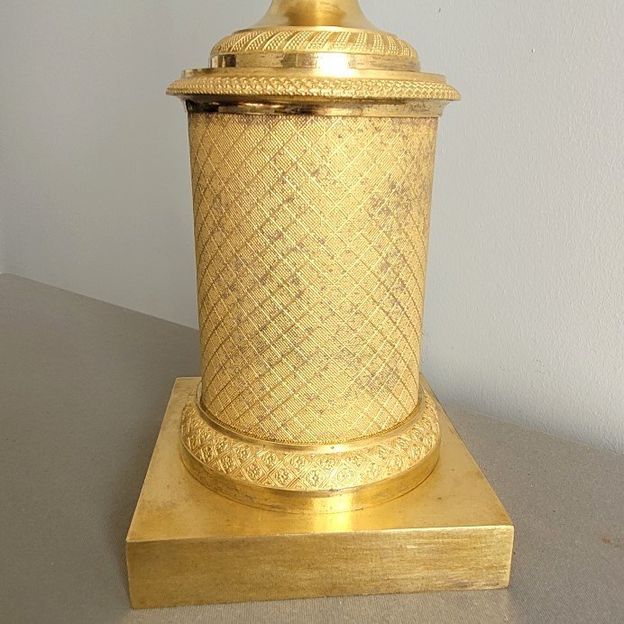 Empire-era Potpourri Vase Double As A Candleholder.-photo-3