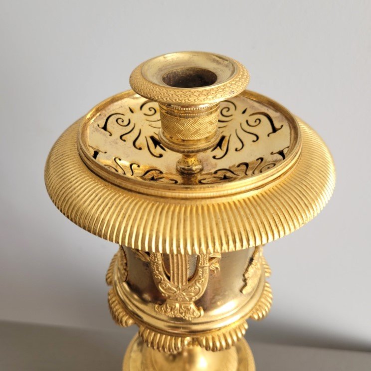Empire-era Potpourri Vase Double As A Candleholder.-photo-4