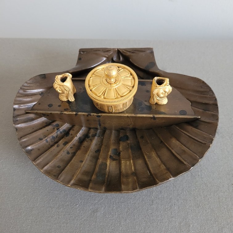 Antique Inkwell, Restored.-photo-2