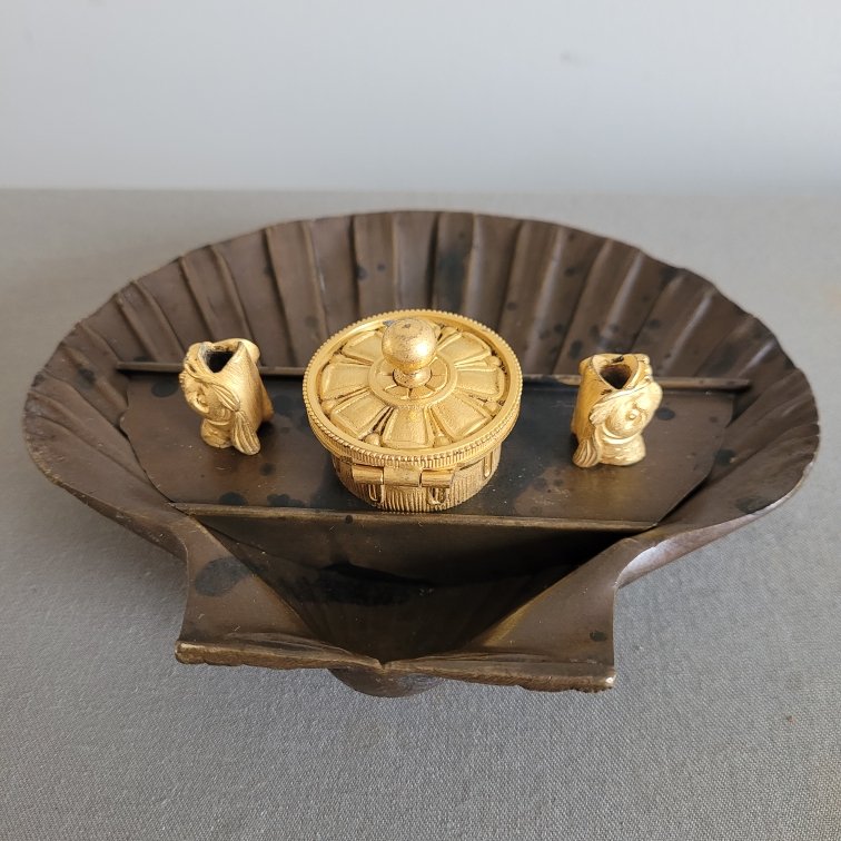 Antique Inkwell, Restored.-photo-3