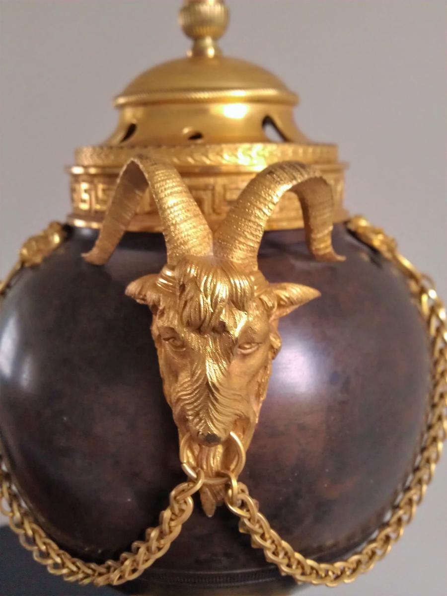 Paire De Pots-pourri Néo-classique, Début XIXème Siècle.-photo-2