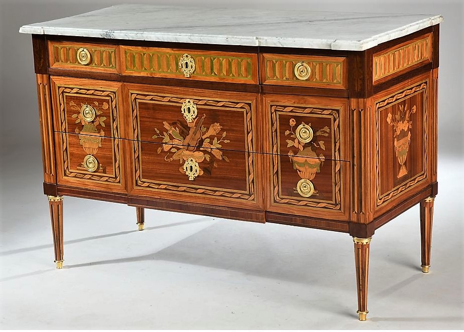 Commode d'Epoque Louis XVI Estampillée " I.M Schiler"