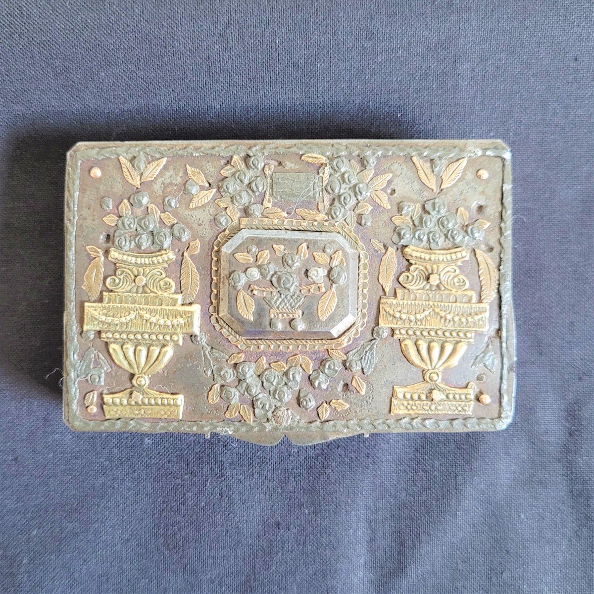Tabatière d'époque Néoclassique, Manufacture Impériale De Toula, Russie, Fin du XVIIIe Siècle.-photo-1