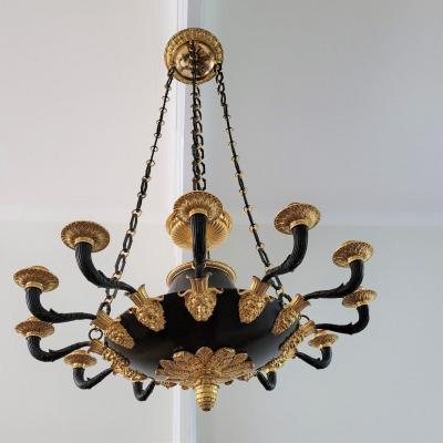 Empire Chandelier With Twelve Lights