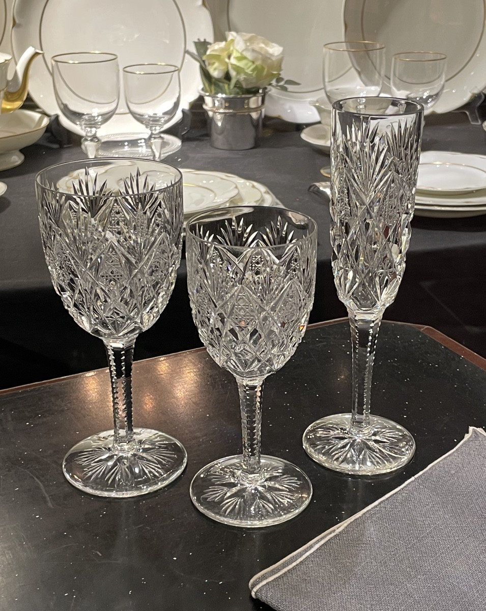 Service en cristal de SAINT LOUIS, “Florence”