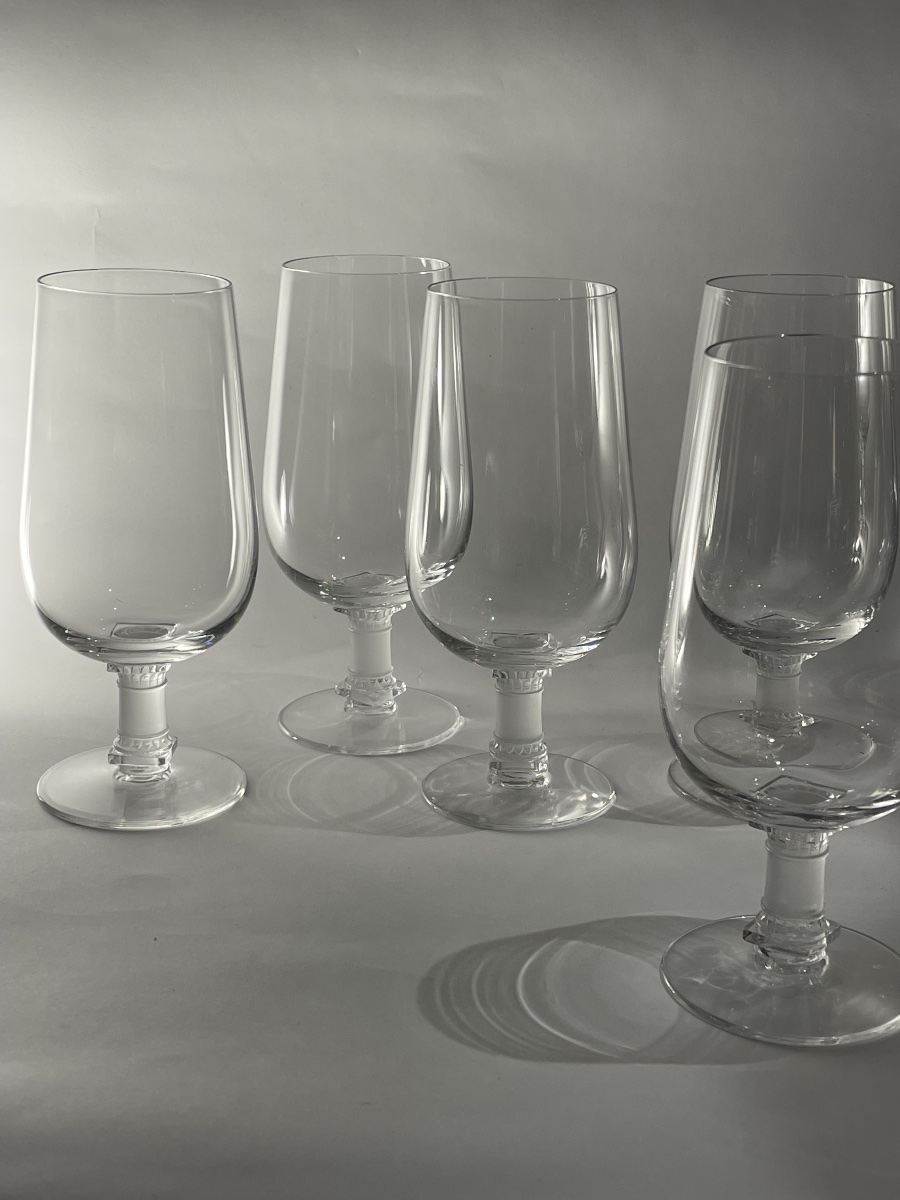 6 verres lalique MURAT