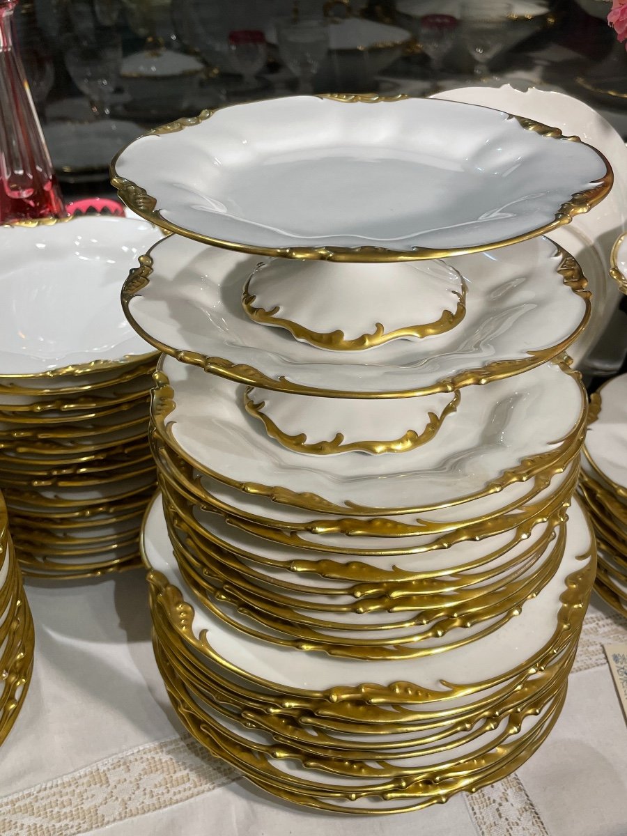 Service Porcelaine De Jean Pouyat(limoges)-photo-2