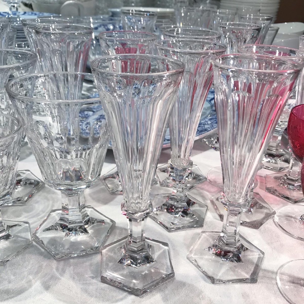 Service Cristal Taillé Milieu 19ème