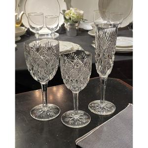 Service en cristal de SAINT LOUIS, “Florence”