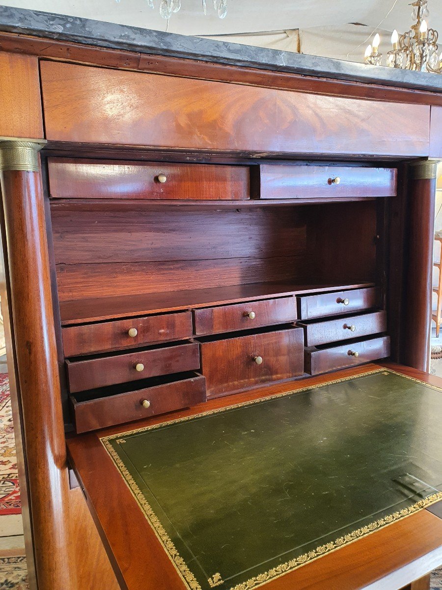 Secretary Empire Mahogany Solid-photo-3