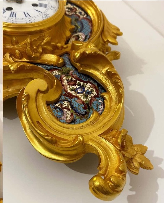 Bronze Cloisonné Enamel Plaque-photo-4